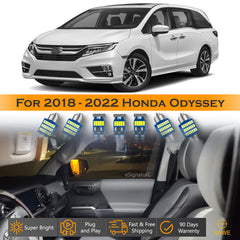 For Honda Odyssey Interior LED Lights - Dome & Map Lights Package Kit for 2018 - 2024 - White SAWE Lighting