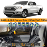 For Dodge Ram 1500 2500 3500 Interior LED Lights - Dome & Map Lights Package Kit for 2019 - 2023 - White SAWE Lighting