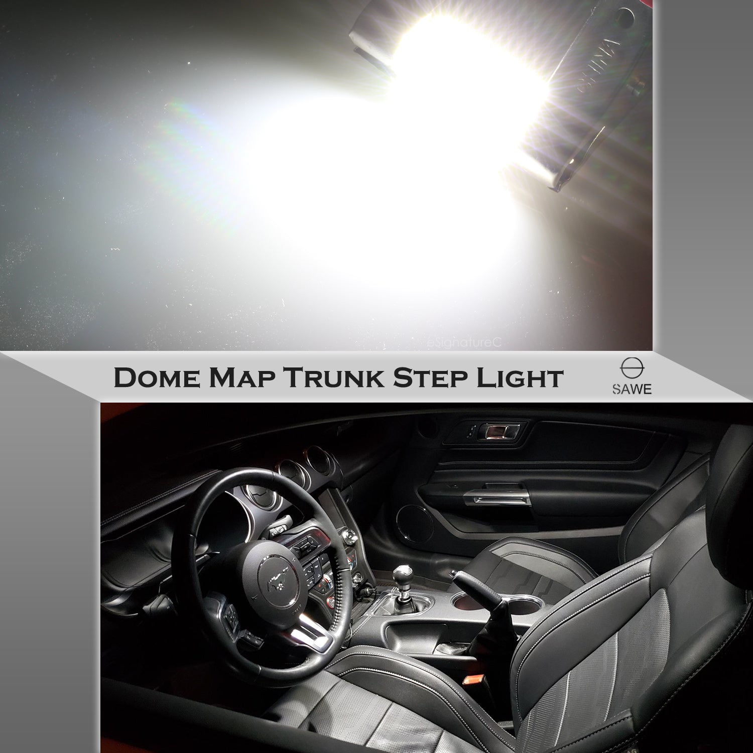 SAWE ® 578 211-2 212-2 41mm 42mm LED Bulb 3014 48SMD Interior Dome Map Door Courtesy Trunk Cargo Lights - 6000K White SAWE Lighting