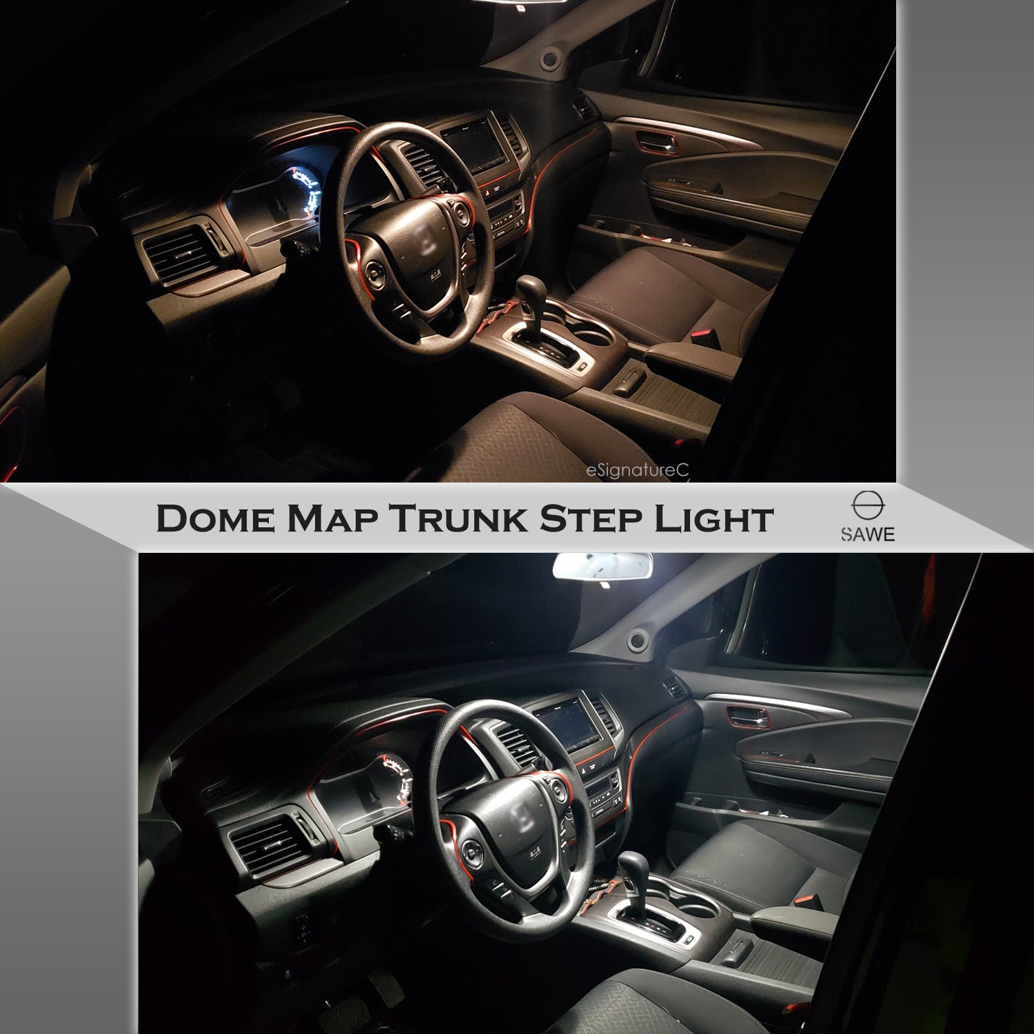 SAWE ® 578 211-2 212-2 41mm 42mm LED Bulb 4014 12SMD Interior Dome Map Door Courtesy Trunk Cargo Canbus Lights - White SAWE Lighting