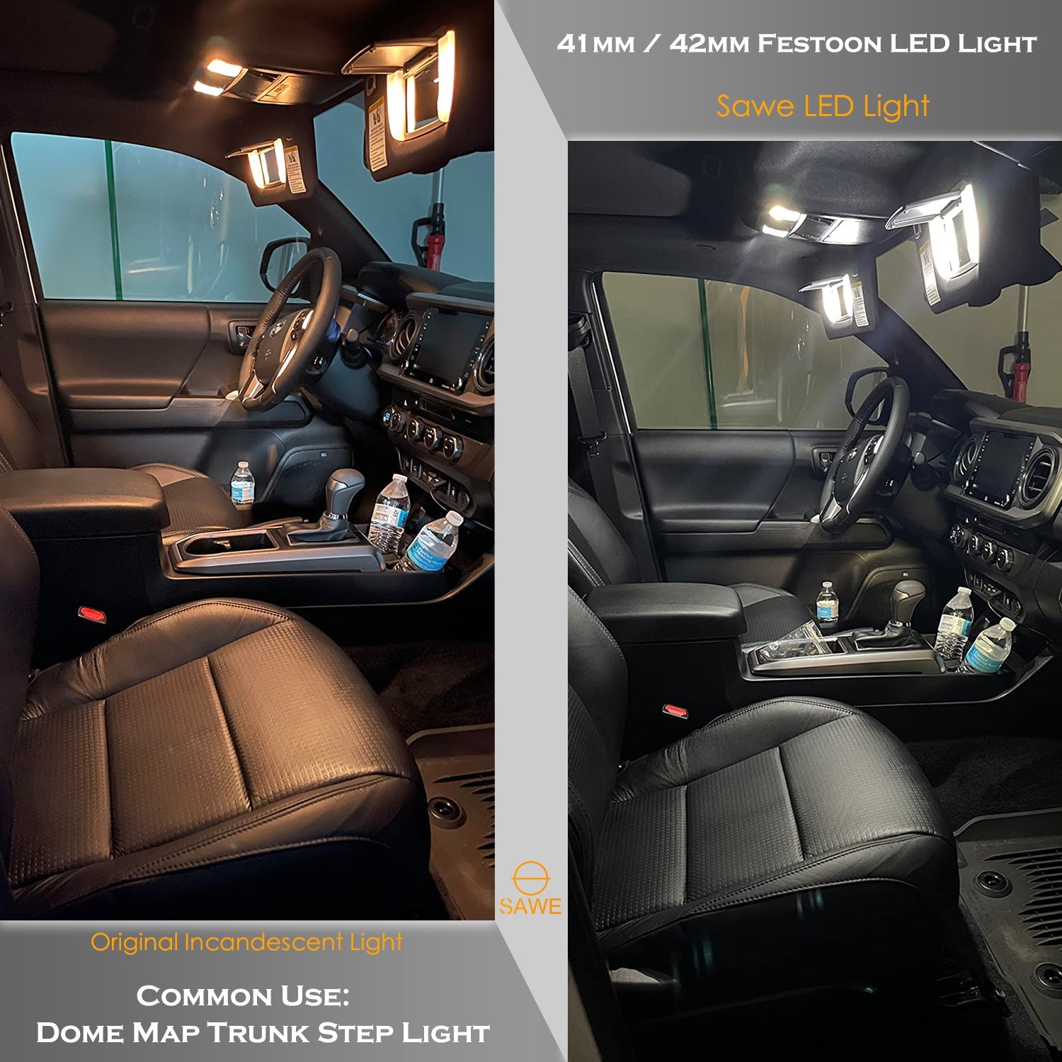 SAWE ® 578 211-2 212-2 41mm 42mm LED Bulb 4014 12SMD Interior Dome Map Door Courtesy Trunk Cargo Canbus Lights - White SAWE Lighting