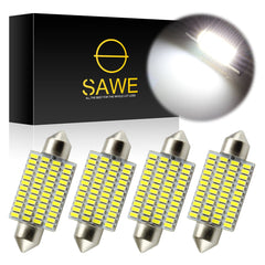 SAWE ® 578 211-2 212-2 41mm 42mm LED Bulb 3014 48SMD Interior Dome Map Door Courtesy Trunk Cargo Lights - 6000K White SAWE Lighting