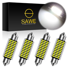 SAWE ® 578 211-2 212-2 41mm 42mm LED Bulb 3014 33SMD Interior Dome Map Door Courtesy Light Trunk Cargo Lights - White SAWE Lighting