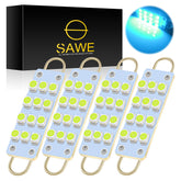 SAWE ® 561 563 567 211-2 212-2 LED Bulb Festoon 44mm 12smd Rigid Loop Interior Door Trunk LED Lights - Ice Blue SAWE Lighting