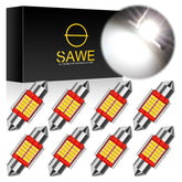 SAWE ® 31MM Festoon DE3175 LED Map Dome Interior Light Bulbs CANBUS - 6000K White SAWE Lighting