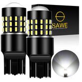SAWE ® 7443 7440 7444 T20 LED Bulb for Reverse Backup Lights High Mount - 6000K White SAWE Lighting