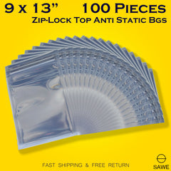 Anti Static Shielding ESD Bags 9 x 13" Inch Zip Lock Resealable for Varieties of Electronic Device 23 x 33cm SAWE Lighting