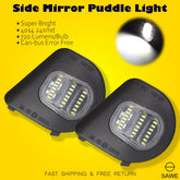 LED Under Side Mirror Puddle Light For 2010 - 2019 Dodge RAM 1500 2500 3500 4500 - White SAWE Lighting