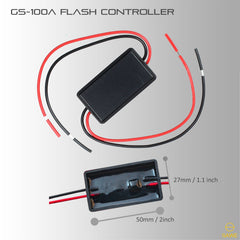 GS-100A Flash Strobe Controller Flasher Module for LED Brake Tail Stop Light SAWE Lighting