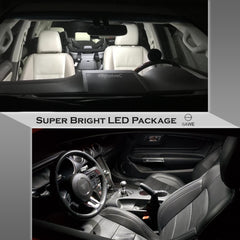 SAWE For Honda Accord Interior LED Lights Bulb Replacement Kit (2003–2012) – Dome, Map, Trunk, License Plate – White 6000K Upgrade Kit (14 Bulbs) SAWE Lighting