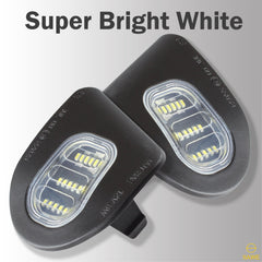 LED Under Side Mirror Puddle Light For 2010 - 2019 Dodge RAM 1500 2500 3500 4500 - White SAWE Lighting