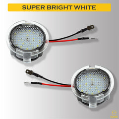 LED Side Mirror Puddle Light Kit For Ford F-150 Explorer Expedition Edge Fusion Lincoln MKS MKT SAWE Lighting