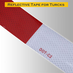 2"x 150' DOT-C2 Reflective Safety Warning Conspicuity Tape Honeycomb Design Truck SAWE Lighting