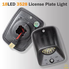 For 1995 - 2004 Toyota Tacoma Red OLED Tube LED License Plate Light Lamp Housing SAWE Lighting