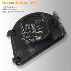 LED Under Side Mirror Puddle Light For 2010 - 2019 Dodge RAM 1500 2500 3500 4500 - White SAWE Lighting