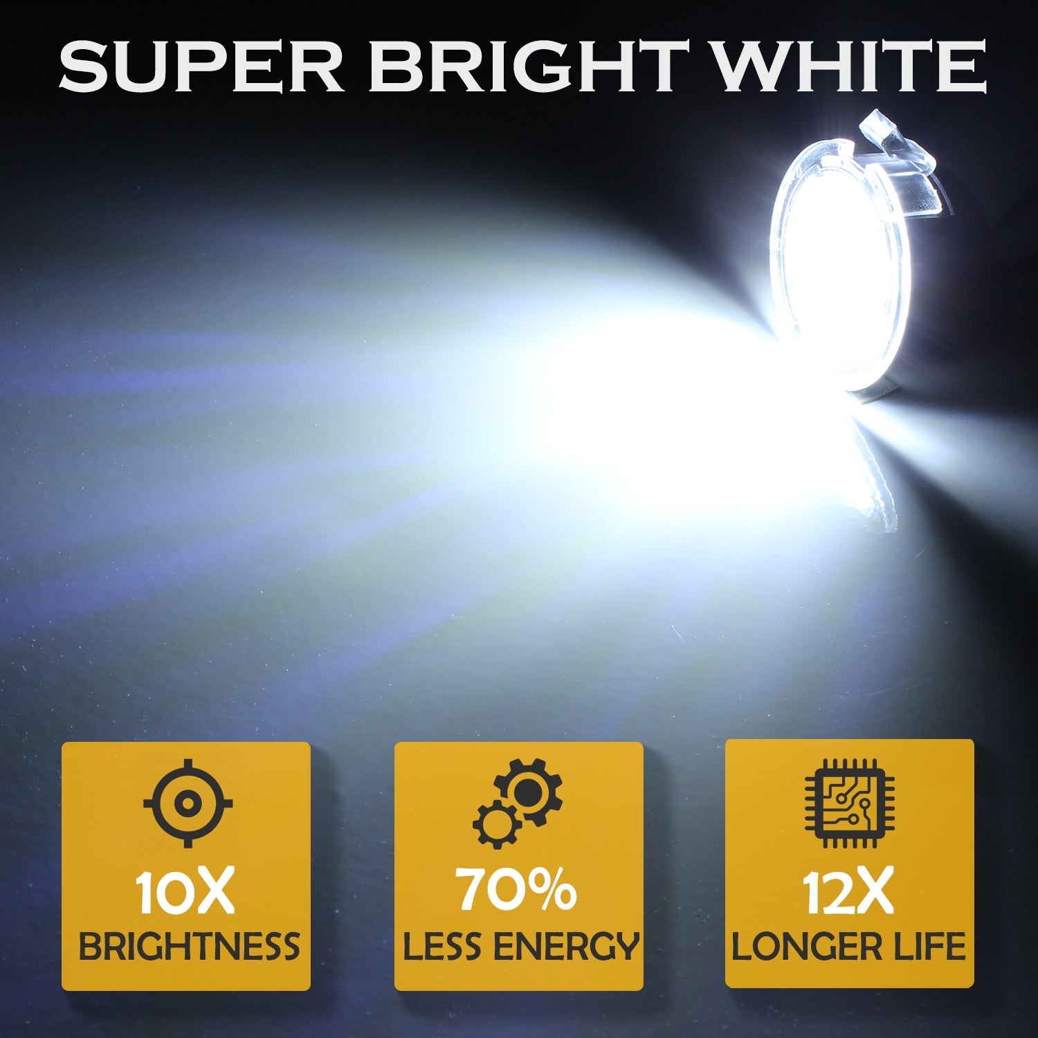 LED Side Mirror Puddle Light Kit For Ford F-150 Explorer Expedition Edge Fusion Lincoln MKS MKT SAWE Lighting