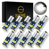 SAWE ® BA9S 1815 1895 T11 T4W H6W LED Bulb 3014 15SMD Dome Map Trunk Lights - 6000K White SAWE Lighting