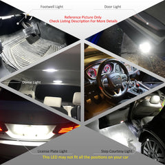 SAWE ® 6418 6411 DE3423 C5W 36mm LED Bulb 3014 30SMD Interior Door Courtesy Light Dome Map Trunk Lights - White SAWE Lighting