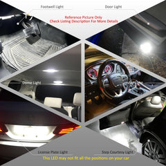 SAWE ® 39mm 6411 6413 DE3425 DE3423 LED Bulb 3014 36SMD Interior Door Courtesy Light Dome Map Trunk Lights - White SAWE Lighting