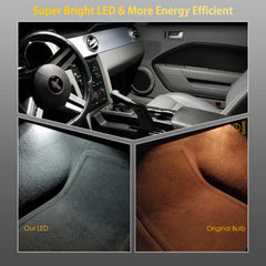 SAWE ® T10 194 168 921 W5W LED Bulb 3014 15SMD License Plate Light Dome Map Trunk Lights or DRL Bulbs - 6000K White SAWE Lighting