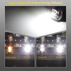 SAWE ® T10 194 168 921 W5W LED Bulb 3014 15SMD License Plate Light Dome Map Trunk Lights or DRL Bulbs - 6000K White SAWE Lighting