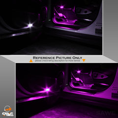 SAWE For GMC Yukon Interior LED Lights Bulb Replacement Kit (2007 - 2014) – Dome, Map, Trunk, License Plate – Red | Green | Ice Blue | Pink | Blue Upgrade Kit (14 Bulbs) SAWE Lighting