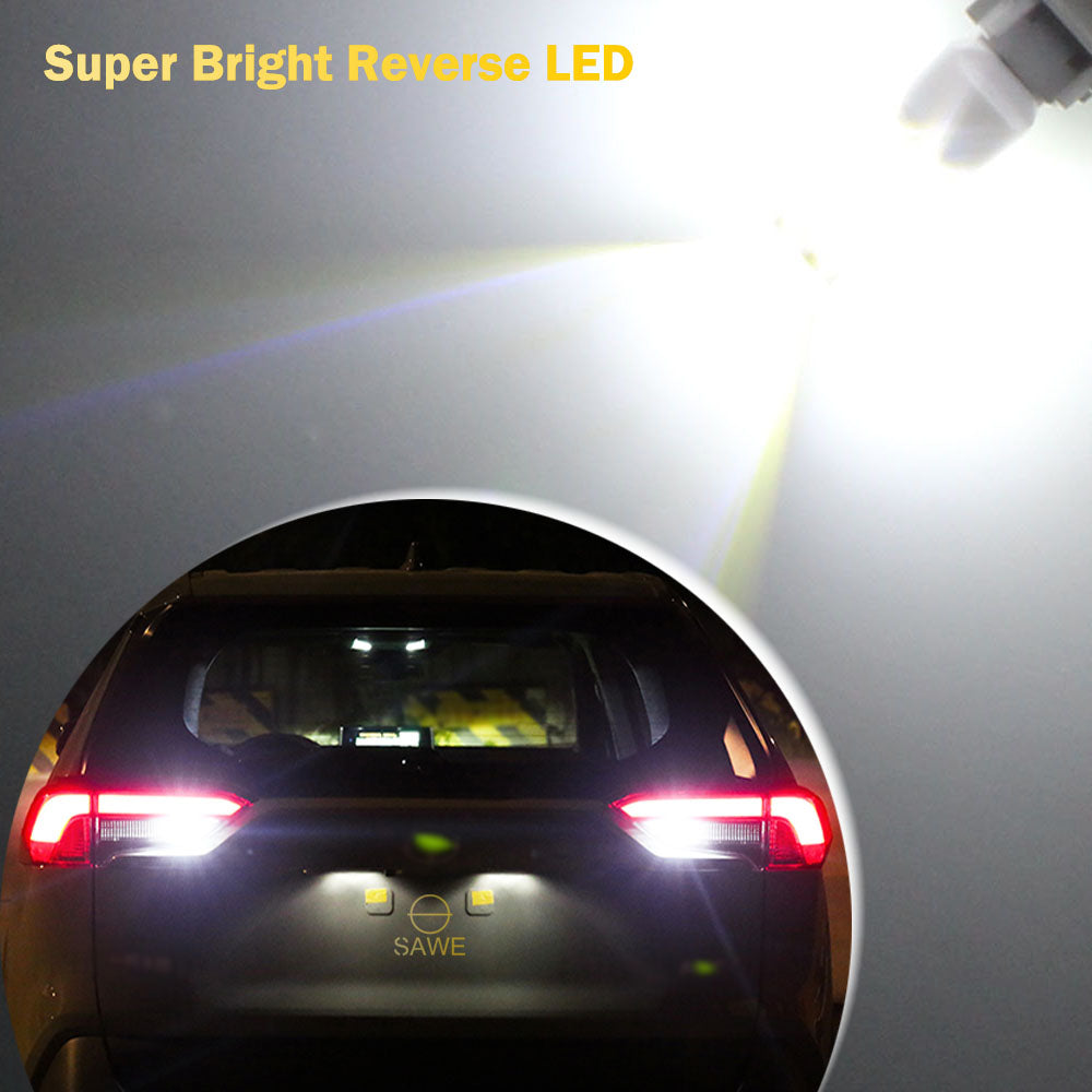 SAWE ® 1157 BAY15D 33-SMD LED Tail Brake Stop Turn Signal Parking Light Bulbs - 6000K White SAWE Lighting