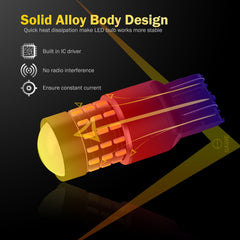 SAWE ® 7443 7440 7444 T20 LED Bulb for Reverse Backup Lights High Mount - 6000K White SAWE Lighting