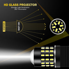 SAWE ® 3156 3157 4157 T25 LED Bulb for Reverse Backup Lights High Mount - 6000K White SAWE Lighting