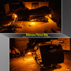 LED Rock Light Pods Lights for Offroad Car Truck ATV Underbody Wheel Grille and Surface Mount - Amber SAWE Lighting