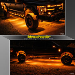 LED Rock Light Pods Lights for Offroad Car Truck ATV Underbody Wheel Grille and Surface Mount - Amber SAWE Lighting