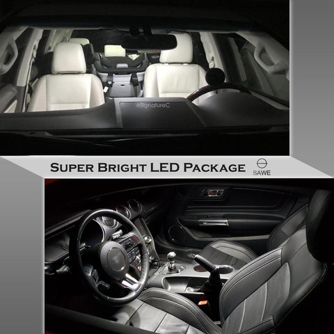 For Ford Explorer Interior LED Lights - Dome & Map Light Bulbs Package Kit for 1995 - 2001 - White SAWE Lighting