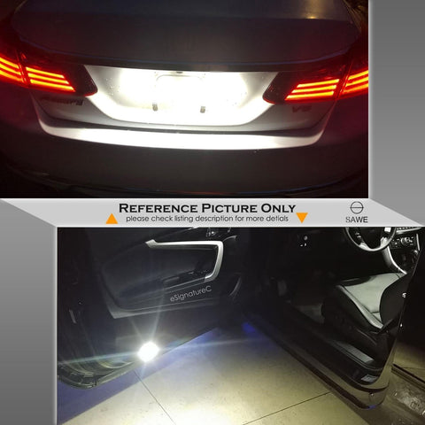 For Lexus ES350 Interior LED Lights - Dome & Map Light Bulbs Package Kit for 2007 - 2012 - White SAWE Lighting