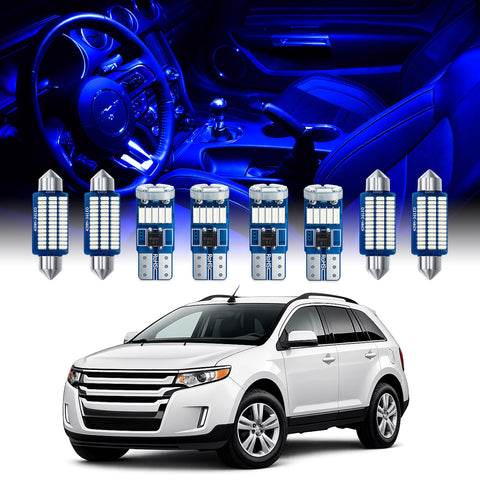 For Ford Edge Interior LED Lights - Dome & Map Light Bulbs Package Kit for 2007 - 2014 - White SAWE Lighting