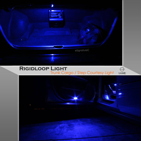 SAWE ®  561 563 567 211-2 212-2 LED Bulb Festoon 44mm 12smd Rigid Loop Interior Door Trunk LED Lights - Blue SAWE Lighting