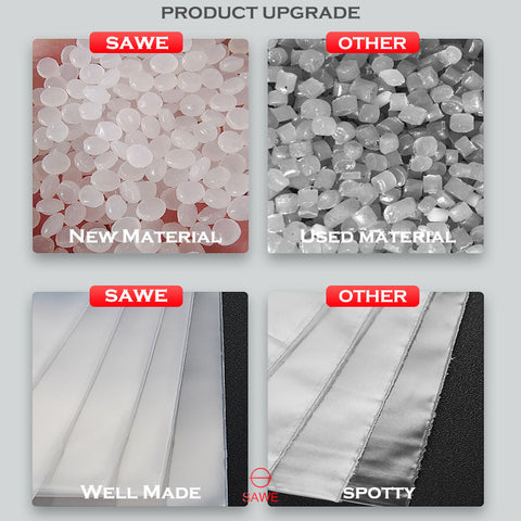 4.5 x 6" Zip Lock Bags 4 Mil Clear Reclosable Zip Seal Bag Plastic Jewelry Zipper SAWE Lighting