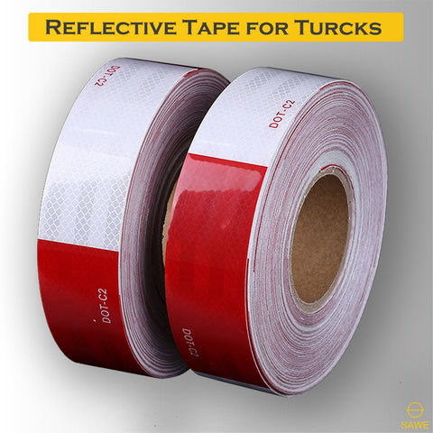 2"x 150' DOT-C2 Reflective Safety Warning Conspicuity Tape Honeycomb Design Truck SAWE Lighting