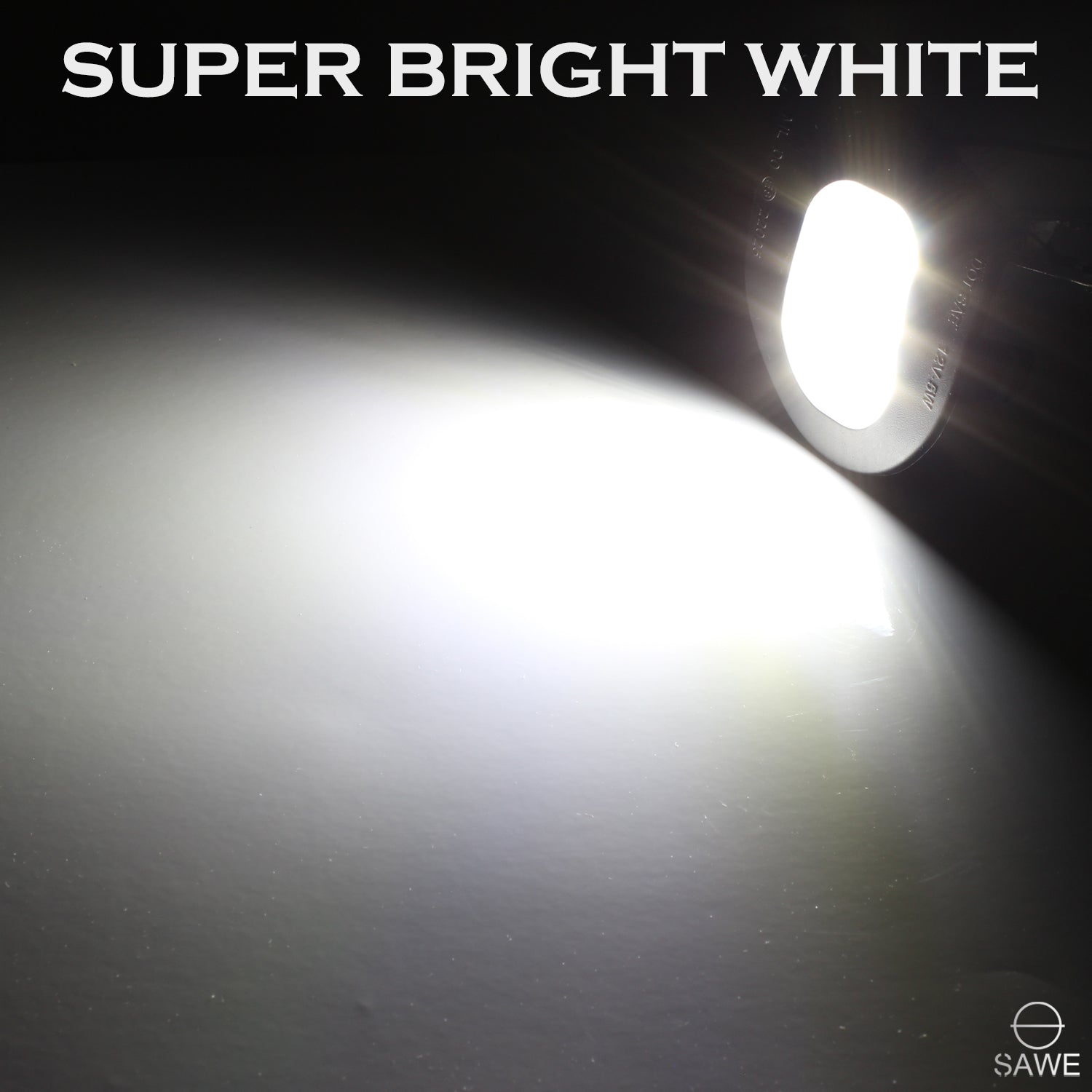 LED Under Side Mirror Puddle Light For 2010 - 2019 Dodge RAM 1500 2500 3500 4500 - White