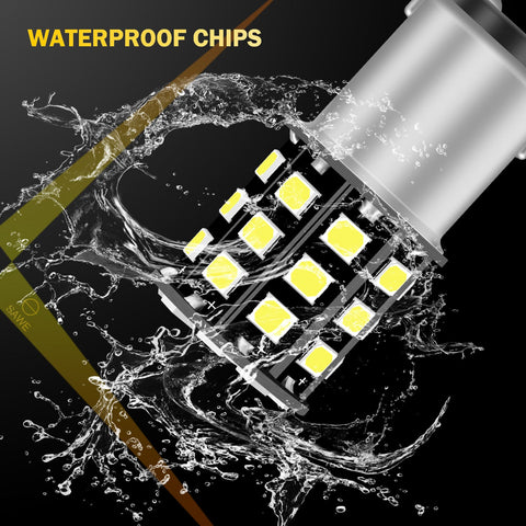 SAWE ® 1157 BAY15D 2057 2357 33-SMD LED Tail Brake Stop Turn Signal Parking Light Bulbs - 6000K White SAWE Lighting