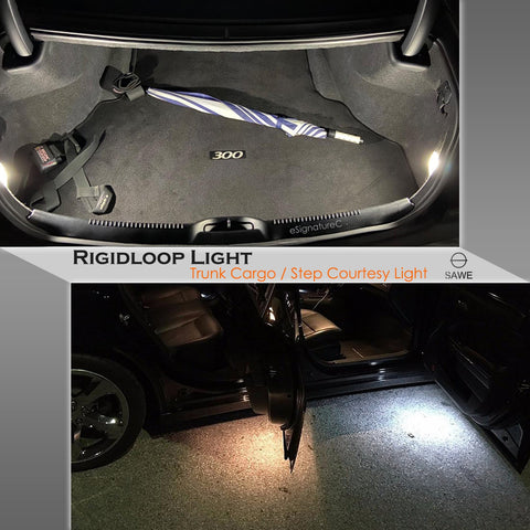 SAWE ®  561 563 567 211-2 212-2 LED Bulb Festoon 44mm 12smd Rigid Loop Interior Door Trunk LED Lights - White SAWE Lighting