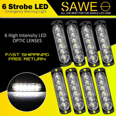 White Strobe LED light Truck