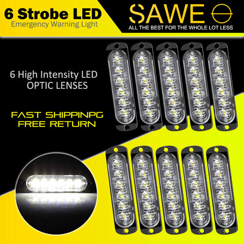 White Strobe LED light Truck