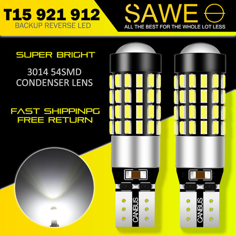 921 LED Bulb for Back up Light Reverse Lights High Power 3014 54smd Ch –  sawelight
