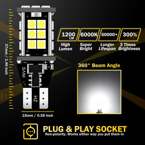 921 912 W16W 904 906 916 LED bulb